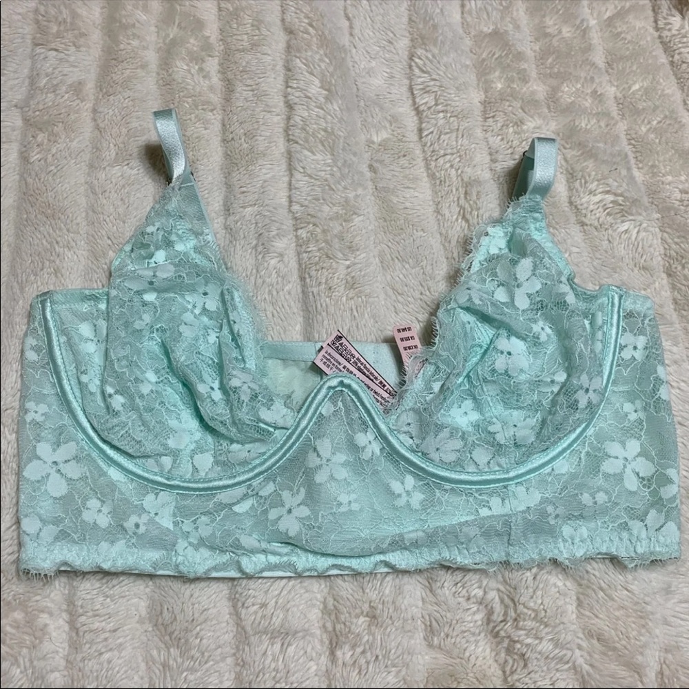 VS Dream Angels Light Blue Unlined Bra 36DD
